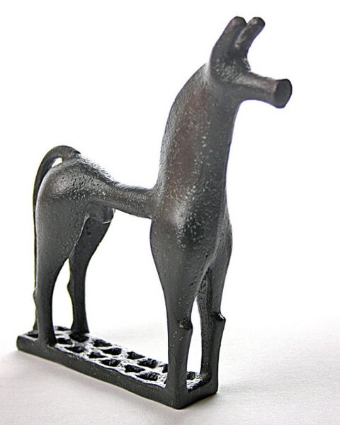 Greek Geometric Horse Statue Hellenic Styling Reproductions Sculptures